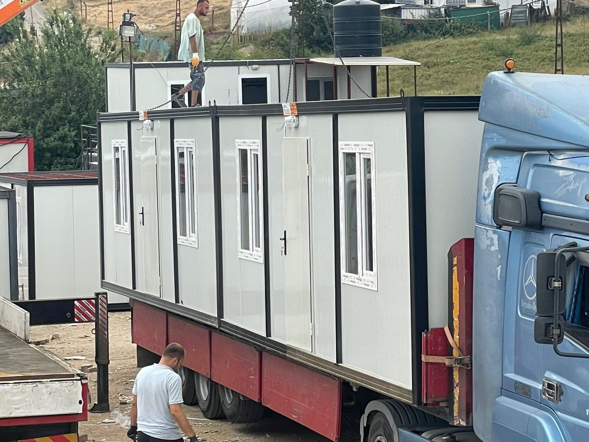 Çoklu Şantiye Yatakhane Konteyner Seti