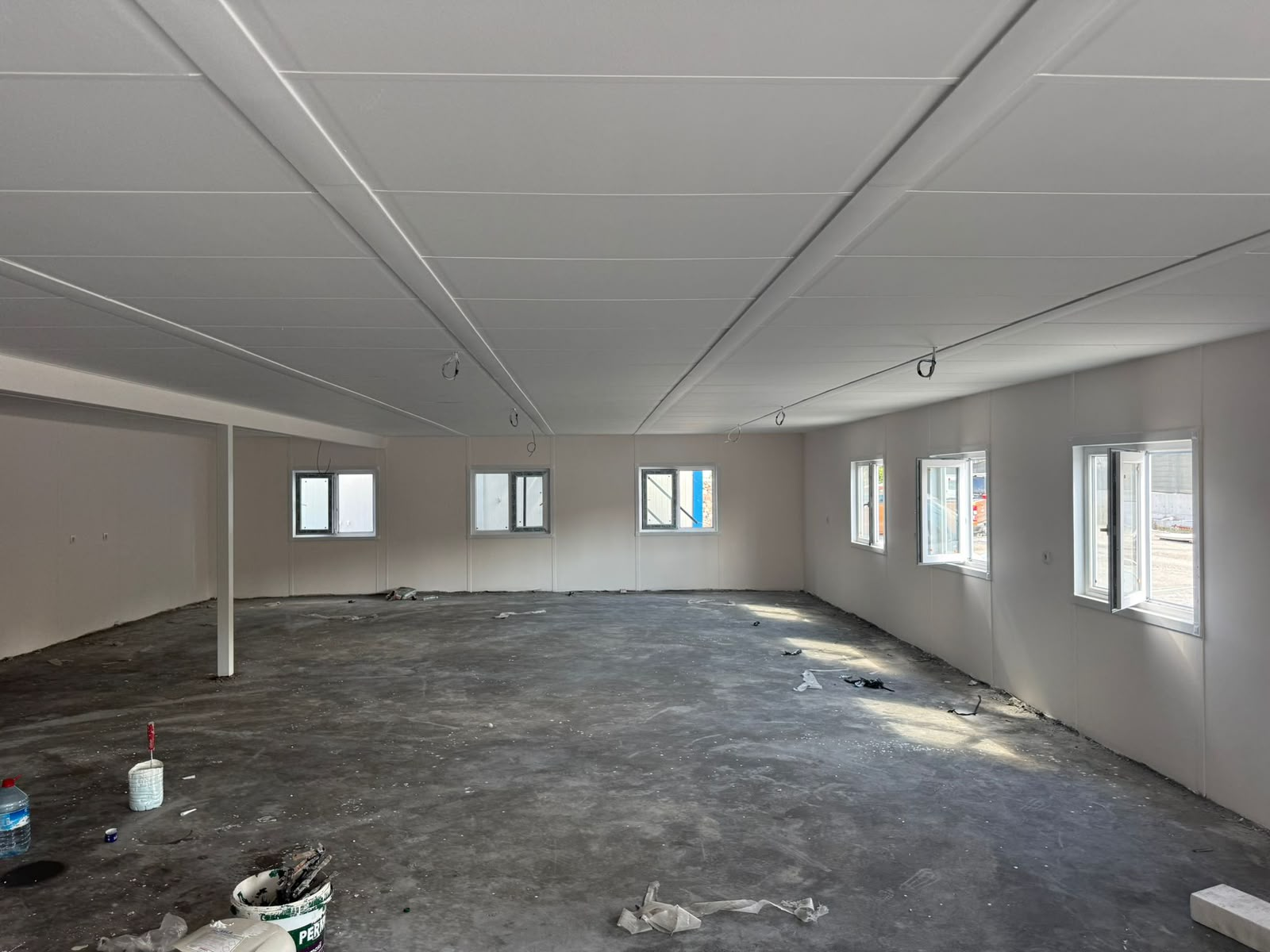 Prefabrik Yemekhane İç Mekan – Salon Bölümü