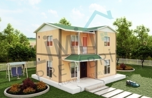 2+1 Dubleks Prefabrik Villa 100m² | Kampanyalı Prefabrik Villa Fiyatları modeli
