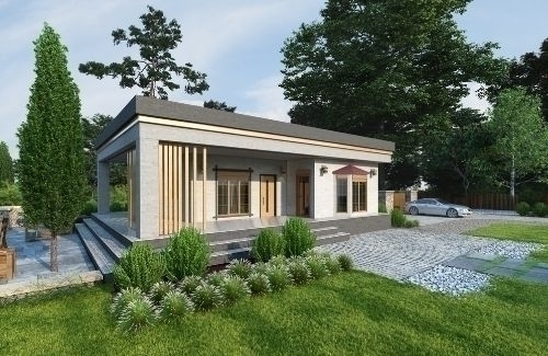 2+1 Lüks Prefabrik Ev ve Villa 118 m² modeli