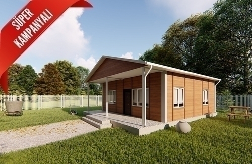 2+1 Prefabrik Ev ve Villa 70 m² - Süper Kampanyalı modeli