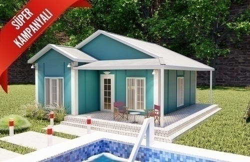 2+1 Tek Katlı Prefabrik Ev 69m² | Kampanyalı Prefabrik Ev Fiyatları modeli