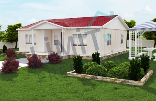 3+1  Tek Katlı Prefabrik Ev 96m² | Kampanyalı Prefabrik Ev Fiyatları modeli