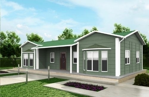 3+1 Prefabrik Ev ve Villa 106 m² - 2.8M AHŞAP DESENLİ DUVARLAR modeli