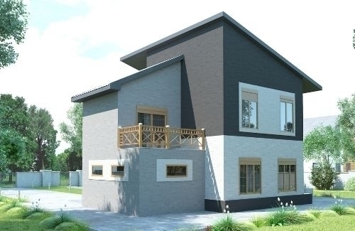 3+2 Dubleks Prefabrik Ev ve Villa 165 m² - Kampanyalı - 2.8M AHŞAP DESENLİ DUVARLAR modeli
