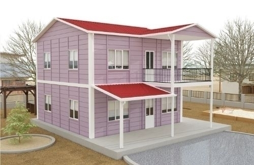 4+1 Dubleks Prefabrik Ev ve Villa 149 m² - Kampanyalı - 2.8M AHŞAP DESENLİ DUVARLAR modeli